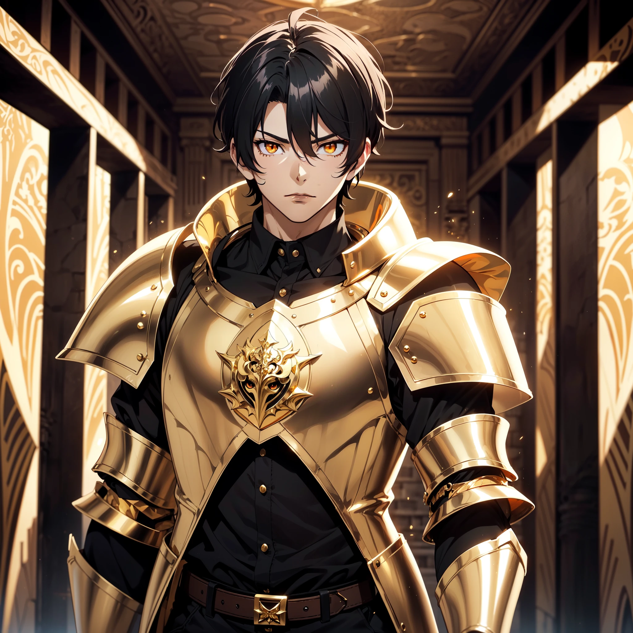 128K Ultra High Definition,
128K Ultra High Quality,
128K Ultra High Resolution,
Best Definition,
Best Quality,
Best Resolution,
Perfectly Detailed,
Perfectly Designed,
Extremely Detailed,
Extremely Designed,
Hyper Detailed,
Hyper Definition,
Hyper Quality,
Hyper Resolution,
Masterpiece,
(((Anime))),
Body Shot,
(((Boy))),
Handsome,
Muscular Body,
(((Black Short Hair))),
(((Orange Eyes))),
(((Hyper Detailed & Perfectly Designed With Ultra High Quality Gold Warlord Armor))),
(((Inside Of Medieval Royal Palace Background Scenery))),