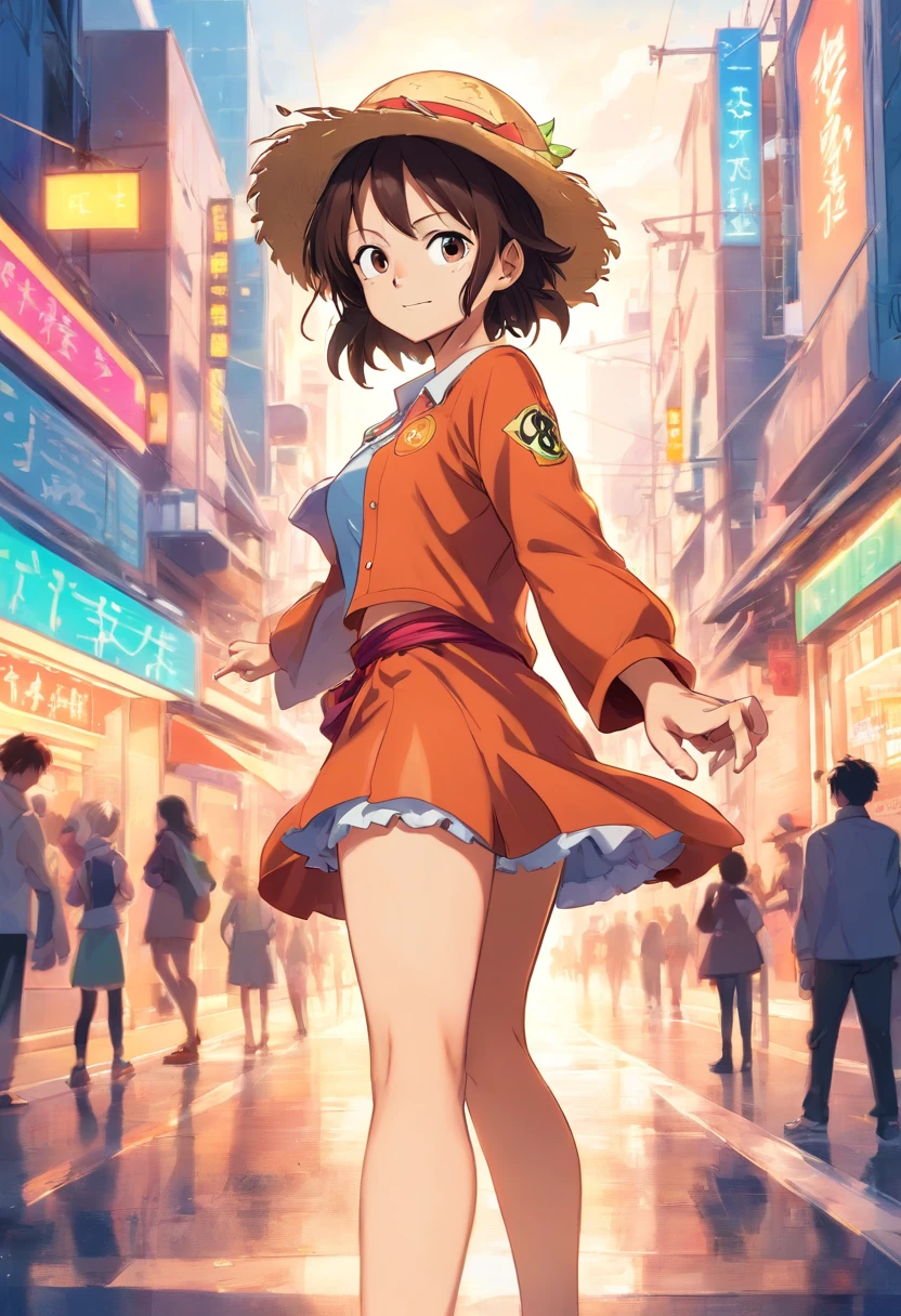 Luffy of Van Pace anime turned into girl