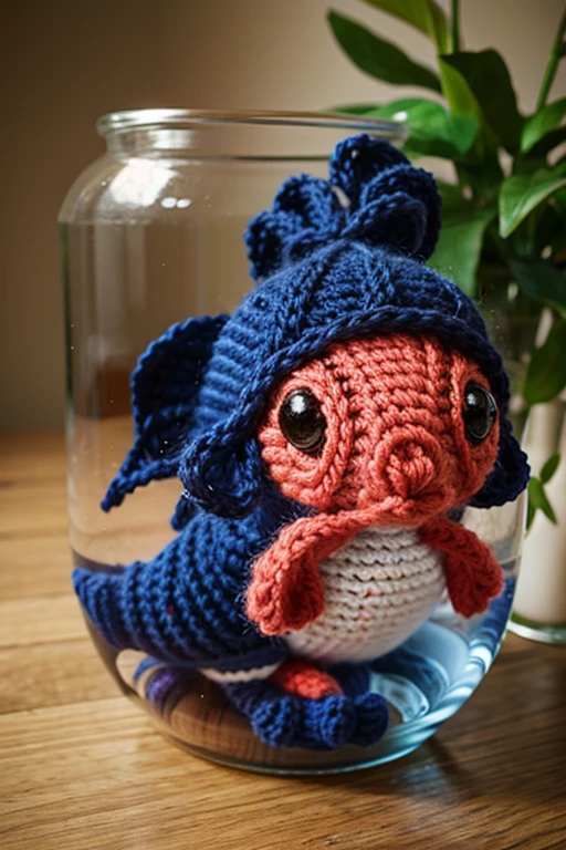 Amigurumi, betta fish,