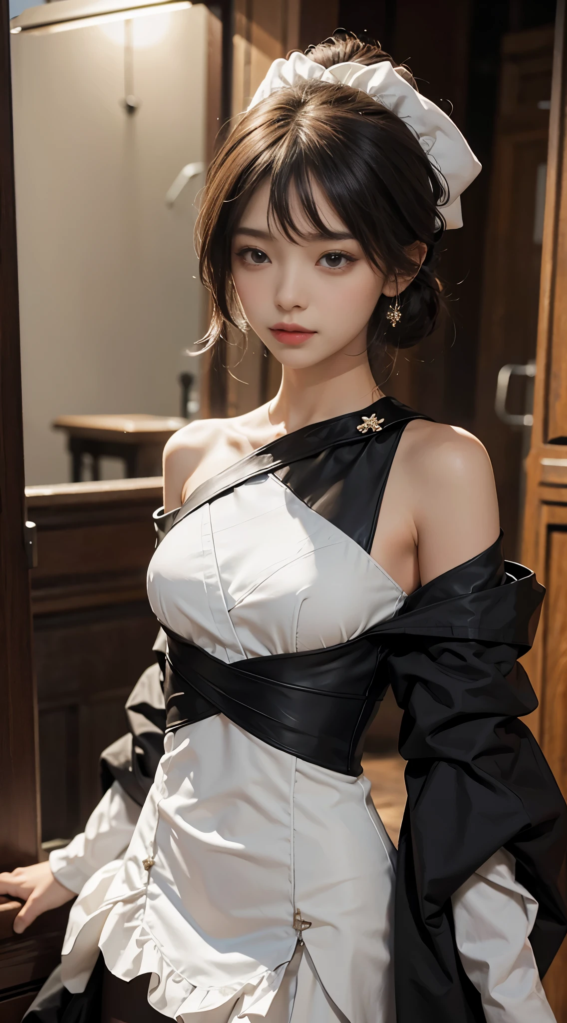 shoulder, shoulder, women's delicate skin, high quality, Rich shoulder details.