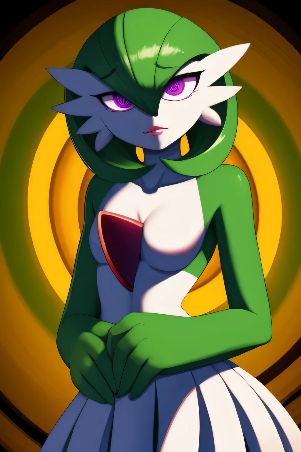Gardevoir, empty eyes, spiral eyes, enchanted, entraced, hypnotized
