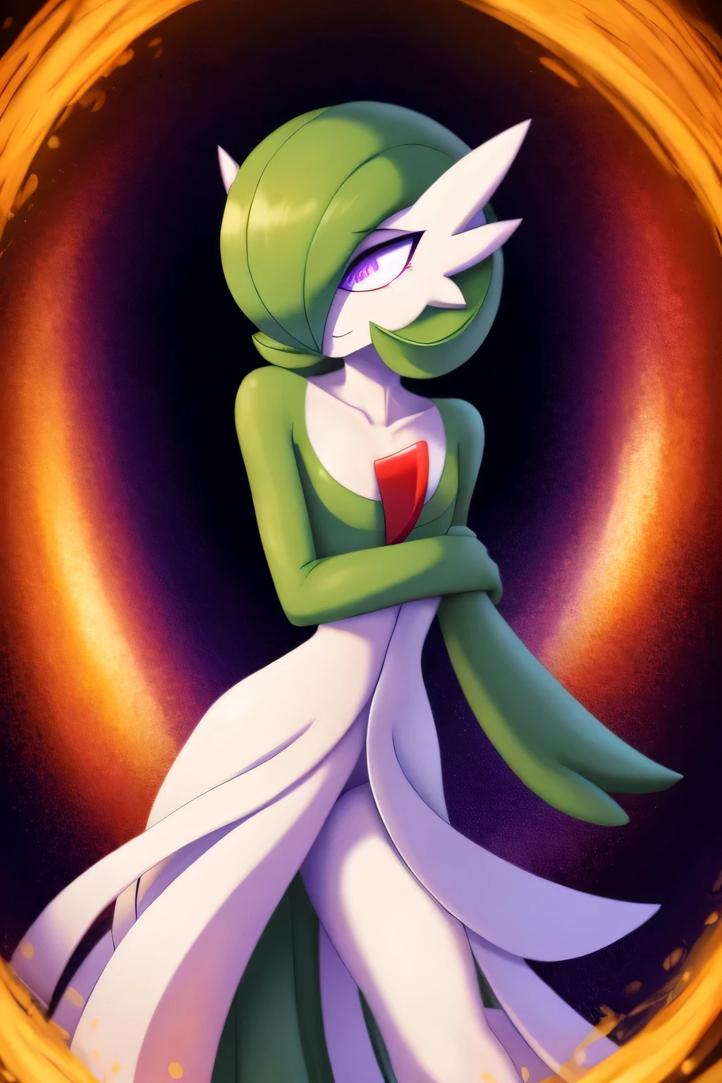 Gardevoir, empty eyes, spiral eyes, enchanted, entraced, hypnotized