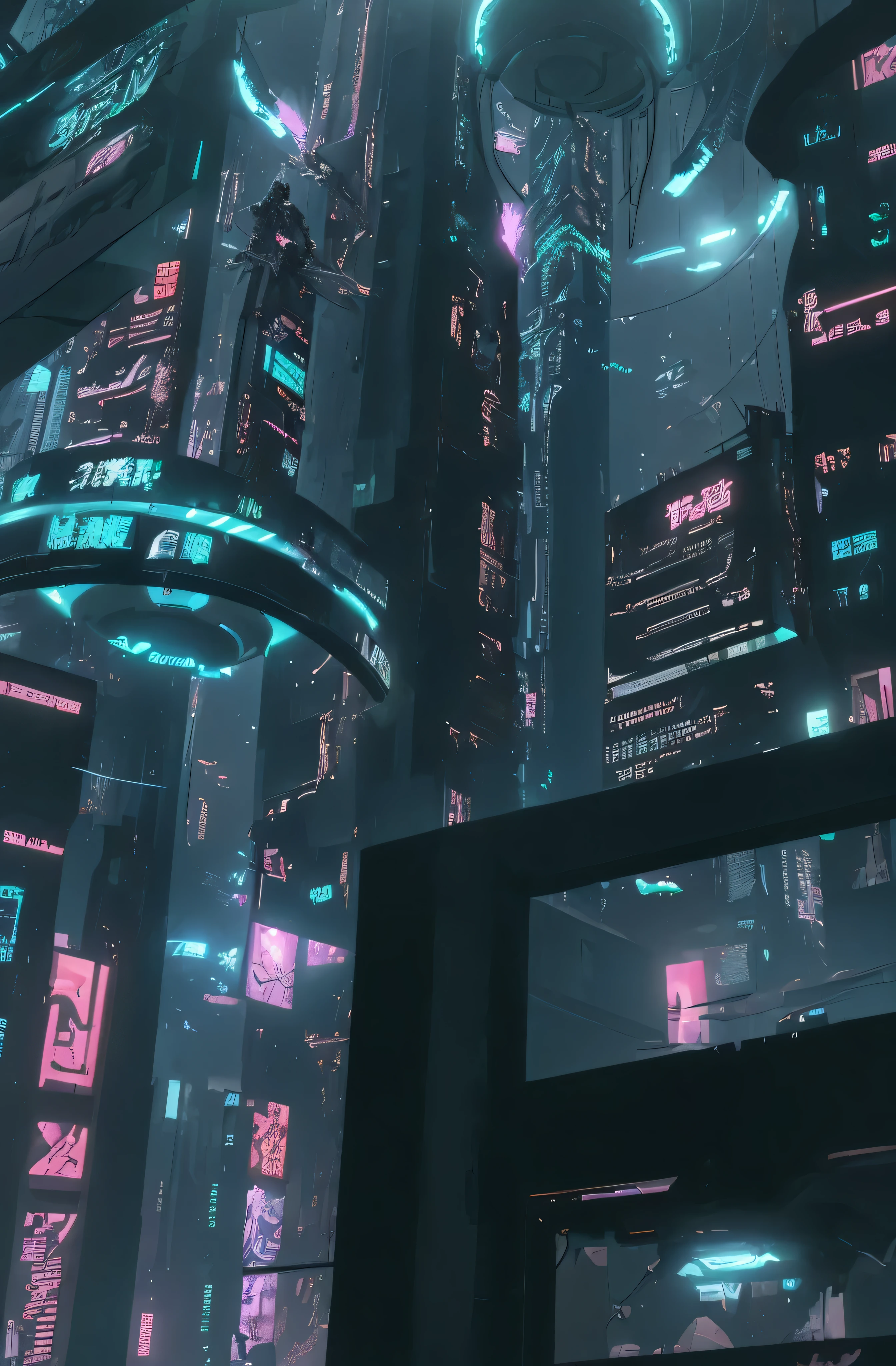 Draw details accurately, Random background scene, spaceship in the sky,mirror art style, Anime style cityscape, , action perspective concept, color screen tint, Super detailed images, dynamic linework, 2P, loose linework, Keyframe,night view,No character quality, masterpiece, ultra high resolution, ((lifelike: 1.4), original photo,(Super realistic details)), global illumination, cell shadow, Octagon rendering, 8k, super sharp metal, Intricate decorative details Very intricate details, True ray tracing, CG trends, in front of camera, Neon details,Small bright LED light bulb, (Stunning cyberpunk cityscape in the background), 动漫cyberpunk art, cyberpunk anime art, anime characters; Interior art, cyberpunk anime girl, Digital Cyberpunk - Animation Art, Cyberpunk Anime Digital Art, Ouping Cyberpunk, Cyberpunk themed art, cyberpunk art风格, , cyberpunk art,,
