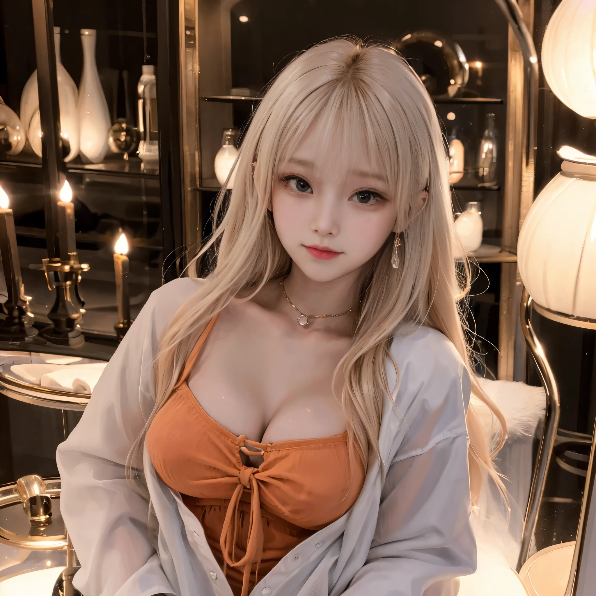 high quality, perfect lighting, detailed face, detailed body, 1 girl, alone, (Gorgeous body), Are standing , Also, ((Also)) 、full body shot