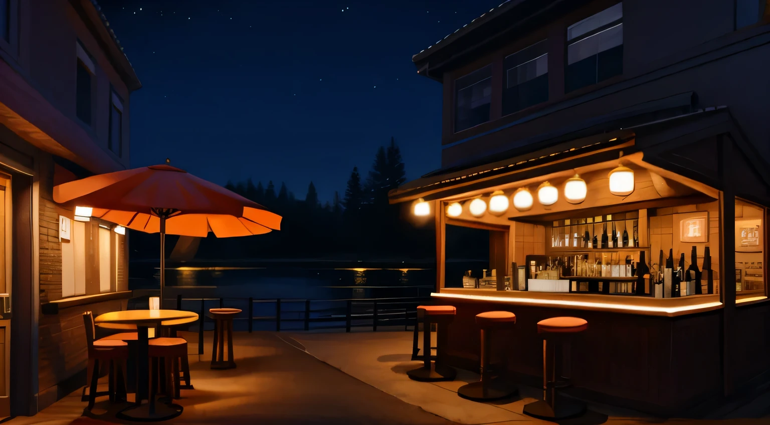 night, jazz bar, unmanned, high res, ultrasharp, 8k, masterpiece
