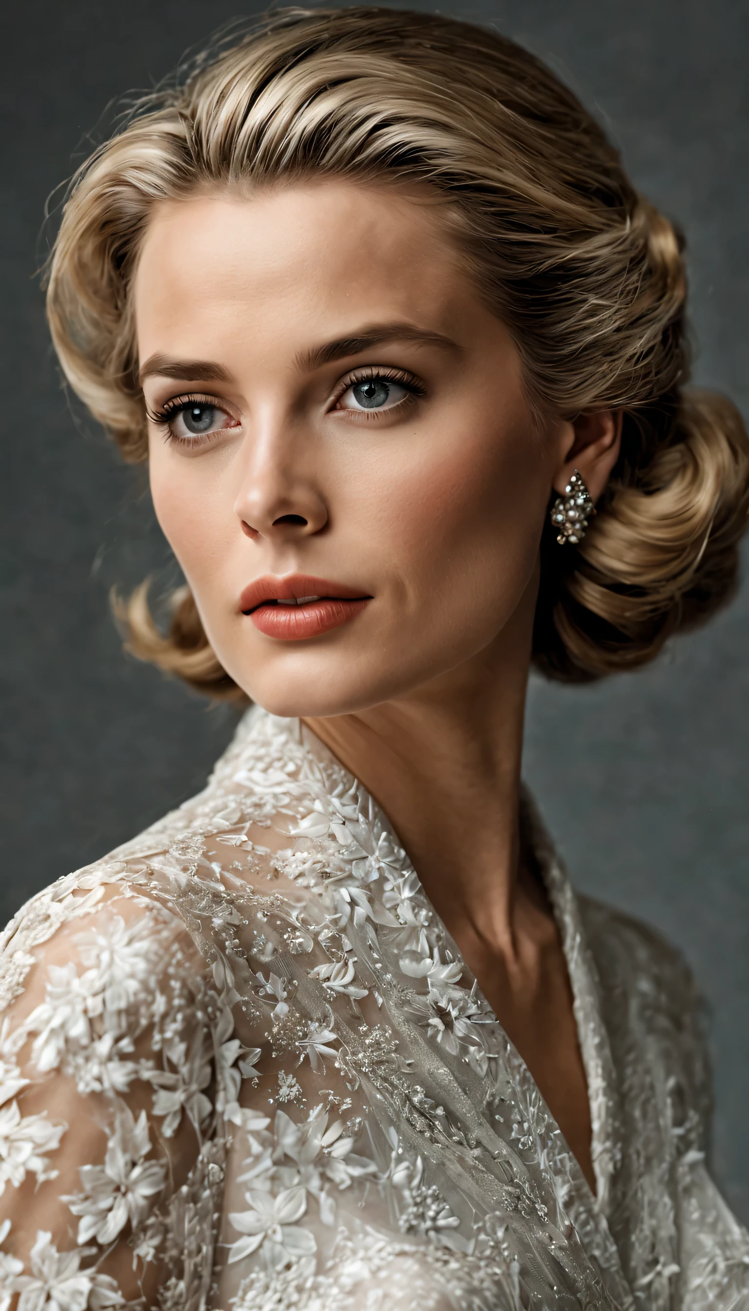 Category: Female
Age level: Woman
Style inspiration: Grace Kelly
Lighting: Cinematic lighting
Camera and lens: 50mm lens, 2.8 F Canon R6 8k studio light
Detail level: Extremely detailed
Photographer style: Patrick Demarchelier
Resolution: 4 to 6 megapixels
Additional quality standards: Great-looking, distinctive, global trending, no blur, no noise, high quality, ultra-detailed, masterpiece, RAW photo, realistic, delicate, detailed, best HD detailed, High quality, 32k