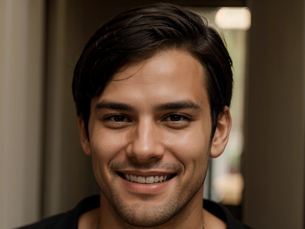 man smiling