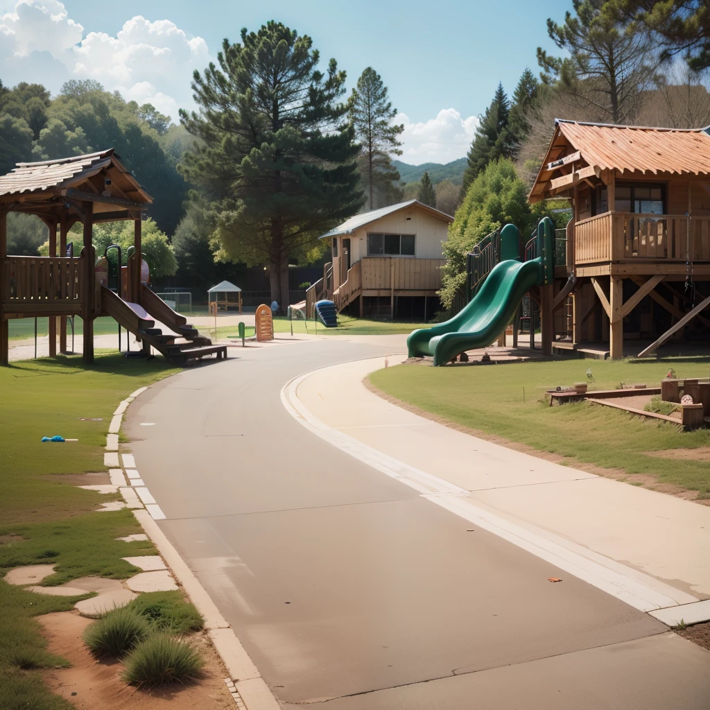 kindergarten, playground, friends, laugh --auto --s2