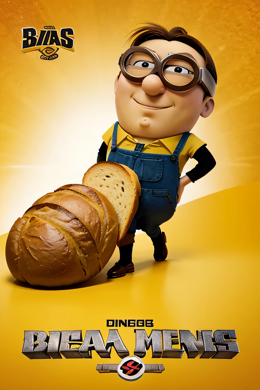 despicable me style sausage bread logo