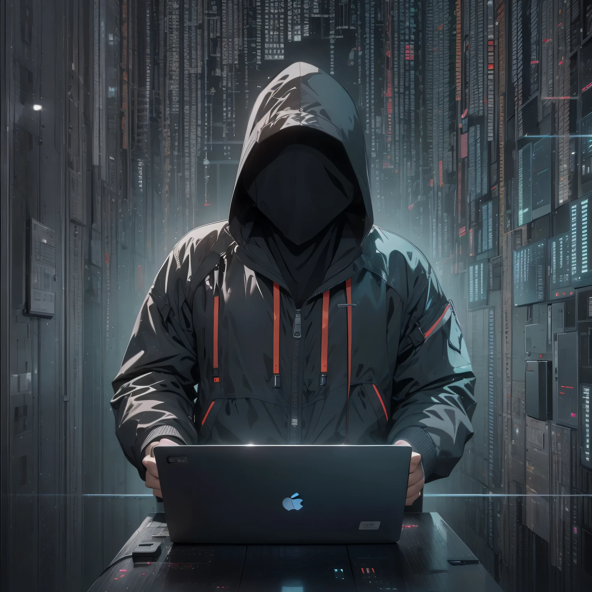 gehacktes Live-Wallpaper, Hacker, Desktop, Concept of activity.