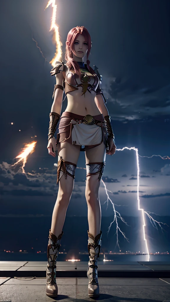 Lightning Farron, Final Fantasy XIII, realistic, full body,