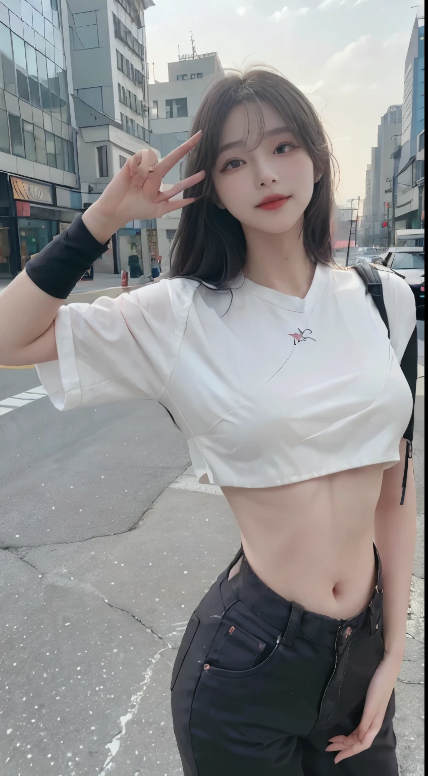 Beautiful woman with perfect figure:1.4，Ultra-high resolution，White legs，Put your hands behind your back，Swimming background，Big breasts：1.6，（Realism:1.4)，perspective，Layered hairstyle，Snow white skin，JK:1.5，Super short pleated skirt，whole body：1.4，Very delicate and skin texture，Double eyelids，Skin Whitening，Long hair，White hair
