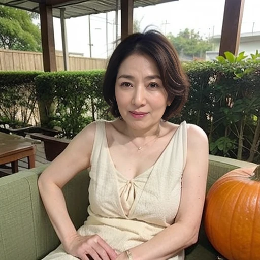 Beautiful and cute Japanese actress aunt、Eloy、Muchimuchi's body、Glamour、Hide your body with a towel、pumpkin short hair、bran&#39;s eyes、Charm、Tempting、an inviting atmosphere、open-air bath