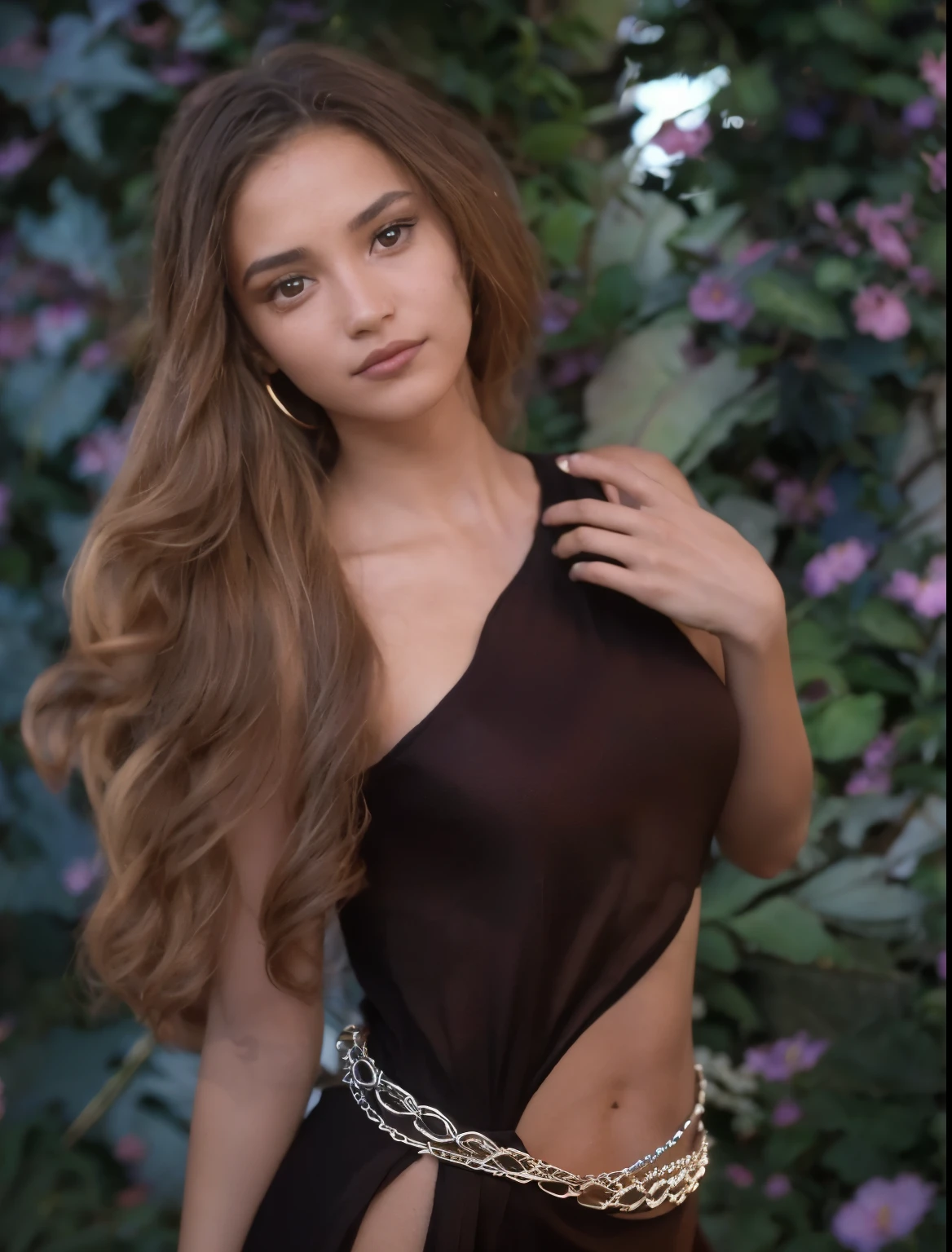 1girl, 19anos, pele morena, indigenous, (realista: 1.3), finamente detalhado, qualidade, (obra-prima: 1.2), (fotorrealista: 1.2), (melhor qualidade), (pele detalhada: 1.3), (detalhes intrincados), dramatic, ray tracing, fotografia, Banhado em sombras, Visual novel, Hopeful, Moonlight, film grain, Kodak gold 200, Profundidade de campo 100mm, Flickr