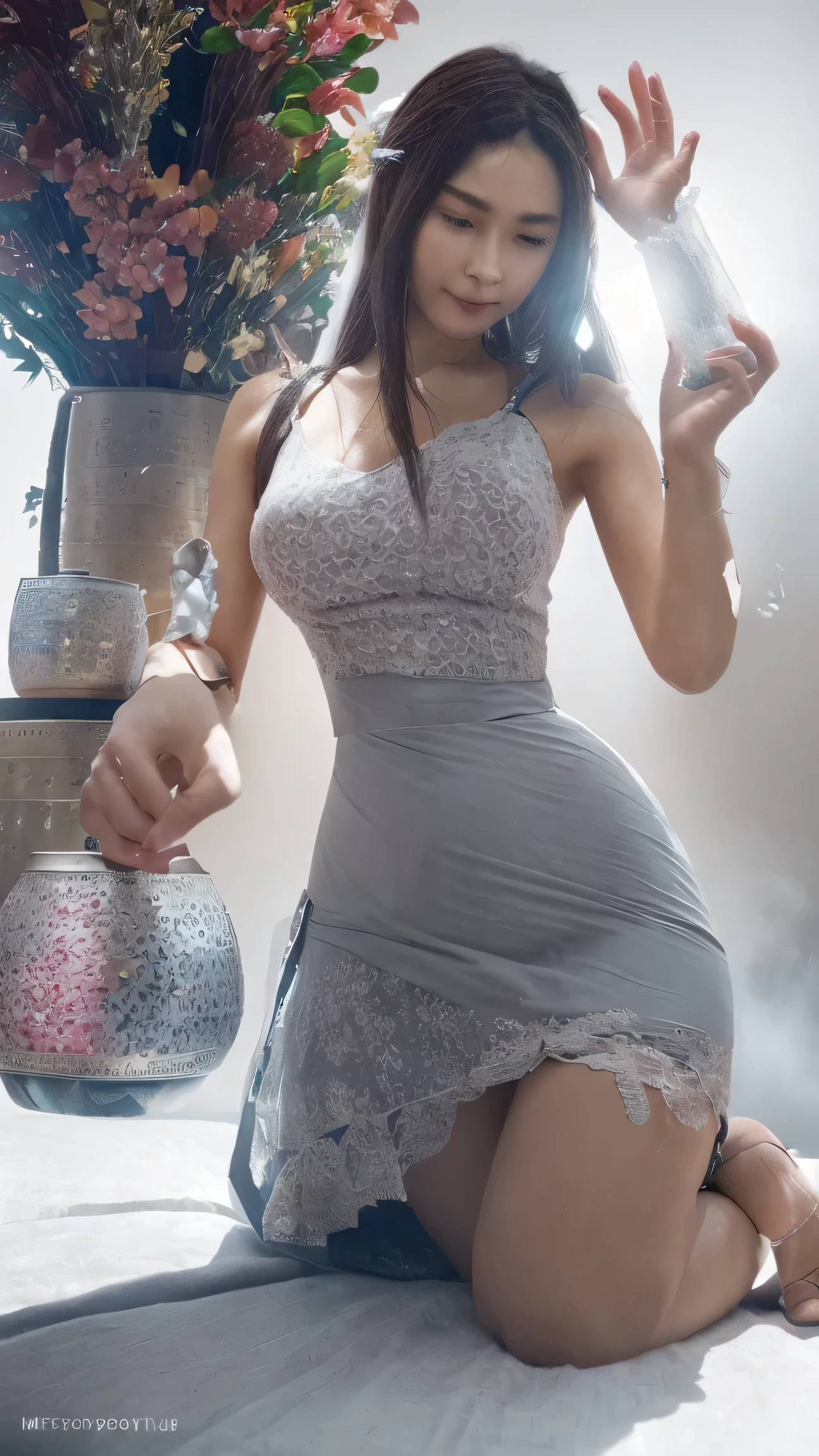 (best quality,ultra-detailed,realistic:1.37),vivid colors,hourglass,body silhouette,traditional style,glowing elemental symbols,magical background,ethereal lighting,hint of mist,soft and warm color palette, intricate details.
Precautions:
- The prompt must be preceded by an English comma","as a separator。
- Prompt does not require segmentation or punctuation。
- Prompt keywords should be arranged in order of importance from high to low.。
- Additional tag descriptions can be added to the prompt,But no less than 5 places。
- Please describe in English,Do not use sentences or any explanation。
- The number of tags is limited to 40,The number of words is limited to 60。
Please note that the above requirements generate prompts。Please fill in the generated prompt in the text box below。