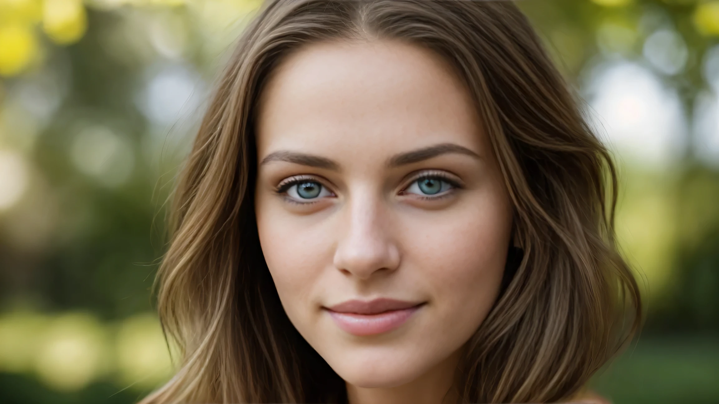 nice smile, beautiful european model, Close-up shot of only the face, 1 Girl with a beautiful face, Beautiful woman with a smile, (table top, highest quality, High resolution:1.4), 1 girl, Texture of skin pores, photograph, movie, movie, whole body, realistic, (8K, RAWphotograph, highest quality, table top:1.2), (realistic, photo-realistic:1.33), highest quality, small eyes are green, Natural light, Depth of bounds written, film grain, sharp, detailed and realistic portrait of a woman, stare at the camera, chapped lips, soft Natural light, のポートレートphotograph, 魔法のphotograph撮影, dramatic lighting, photorealism, super detailed, intimate portrait composition, Leica 50mm, short hair