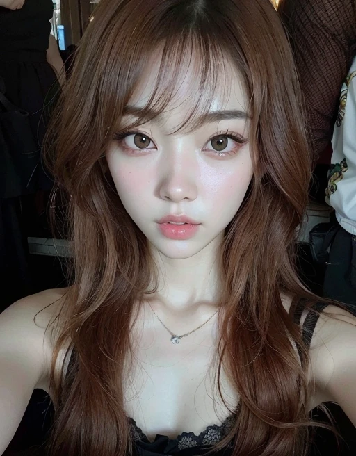 mulher arafa com longos cabelos ruivos e olhos azuis posando para uma foto, Sun Yunjoo, Ulzzang, Jinyoung Shin, Heonhwa Choe, Kim Doyoung, estacionar a partir de-min, jaeyeon nam, fair and pale skin!!, Lee Ji-eun, Lee Ji-eun, Kim Hyun Joo, Menina coreana, adorable and pale korean face