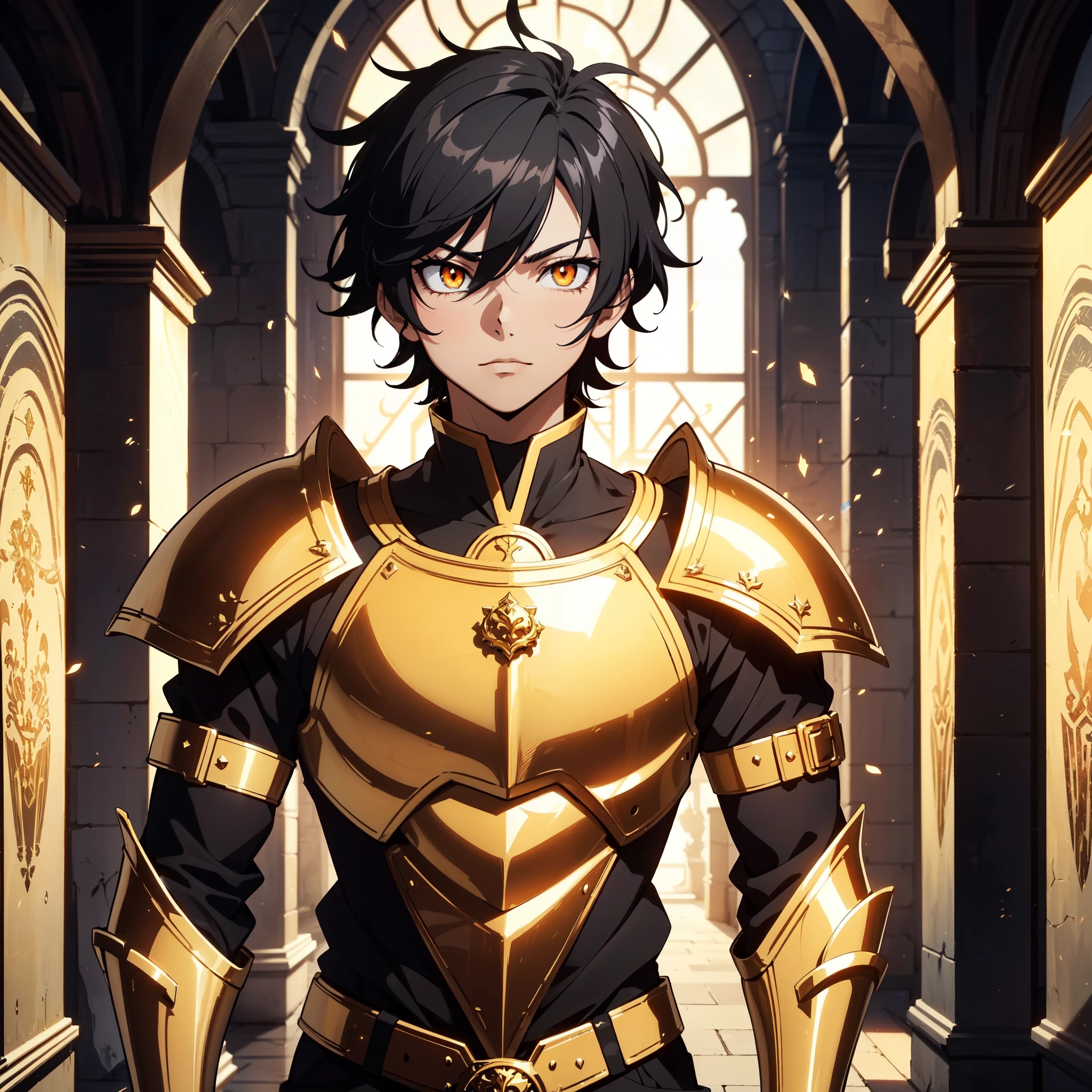128K Ultra High Definition,
128K Ultra High Quality,
128K Ultra High Resolution,
Best Definition,
Best Quality,
Best Resolution,
Perfectly Detailed,
Perfectly Designed,
Extremely Detailed,
Extremely Designed,
Hyper Detailed,
Hyper Definition,
Hyper Quality,
Hyper Resolution,
Masterpiece,
(((Anime))),
Body Shot,
(((Boy))),
Handsome,
Muscular Body,
(((Black Short Hair))),
(((Orange Eyes))),
(((Hyper Detailed & Perfectly Designed With Ultra High Quality Gold Warlord Armor))),
(((Inside Of Medieval Royal Palace Background Scenery))),