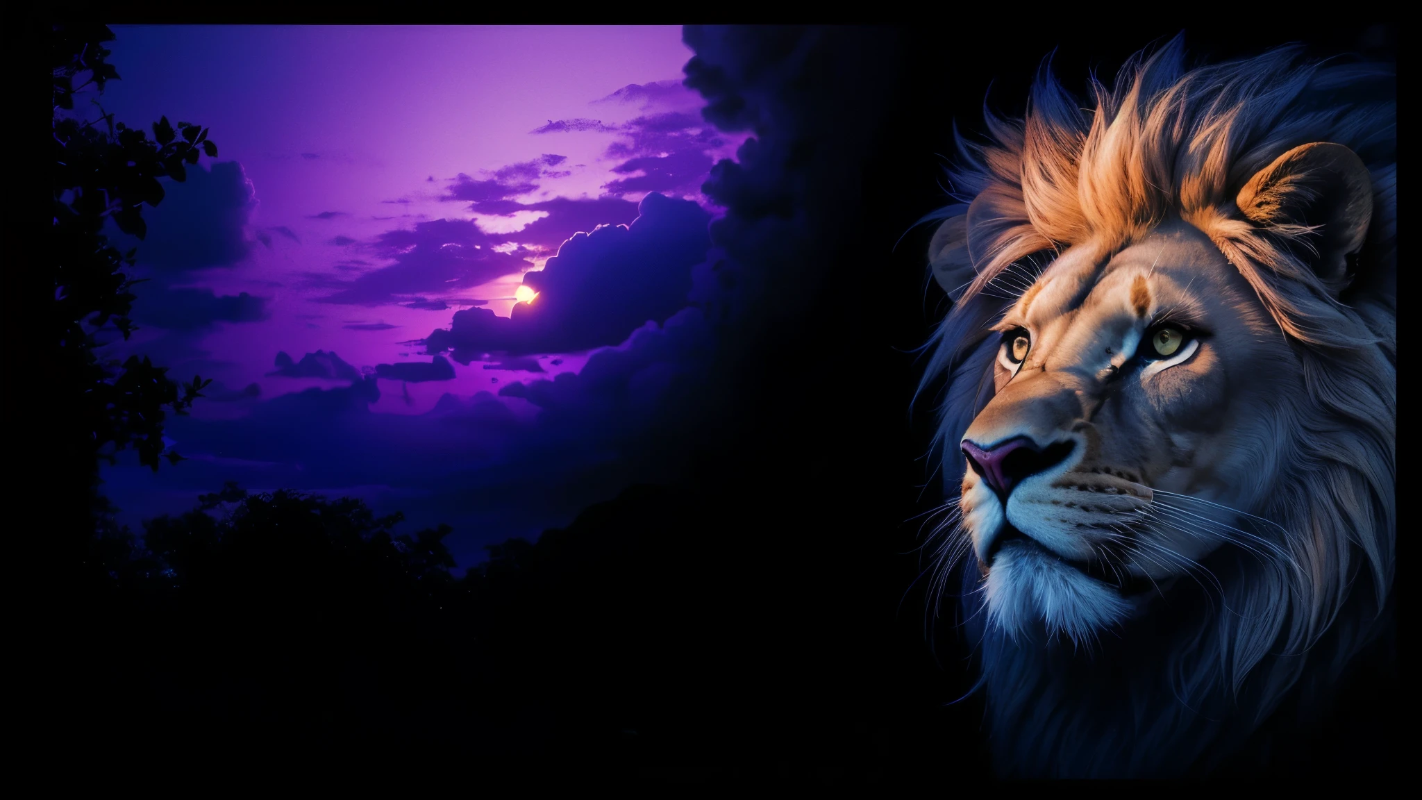 Lion, Divine Lion, Lion King, Lion Majestic, natural, Natureza, renderizado, fotorrealista, UltraHD, 4k, texturasdetalhadas, thunders, sombras detalhadas, cores detalhadas, por do sol, sol se pondo, Sunset, Natureza Linda, Great Divine, por do sol, contraste detalhado, contraste realista, high resolution, cores detalhadas, fogo, eletricidade, divina criatura, 8k, Detailed Realistic, 16K, 8K, HD, Elegante,