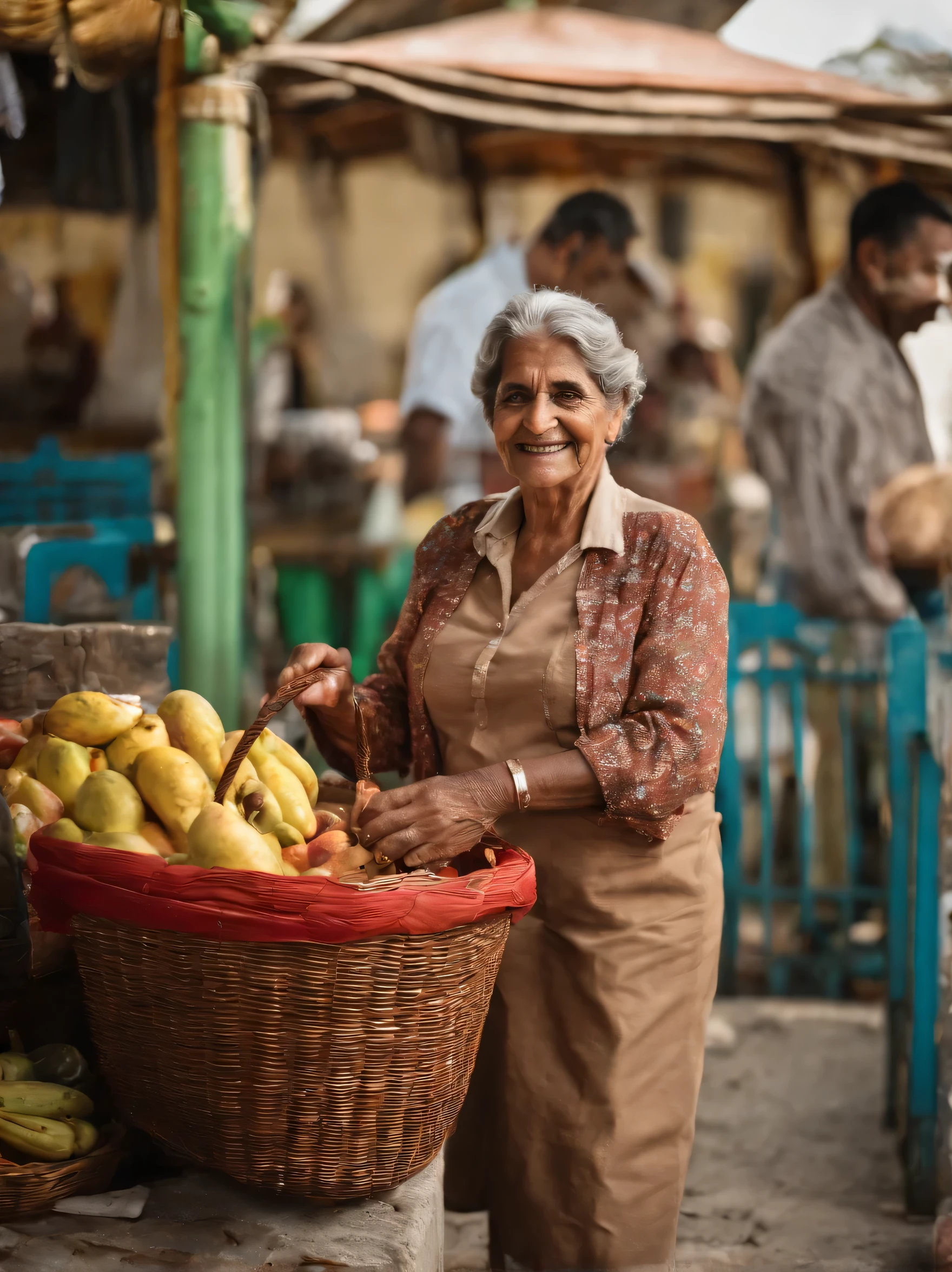 Abuela recibiendo comida feliz, (((alta calidad))), Cuba, (((delivery en la puerta))), delivery, recibien bolsa de super, recibiendo, supermecado, motorizado entregando, comida, bolsa de supermercado