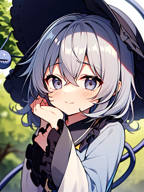 best quality、Komeiji Koishi(Gray hair)、cute、sexy