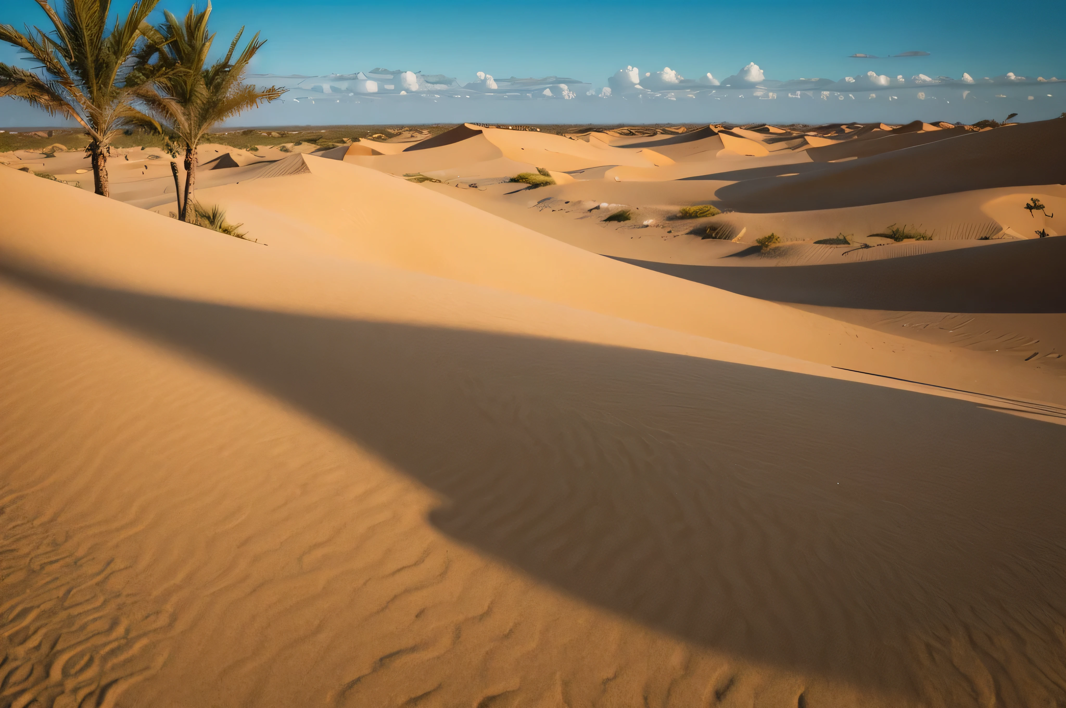 brazilian dunes, dynamic lighting, realistic