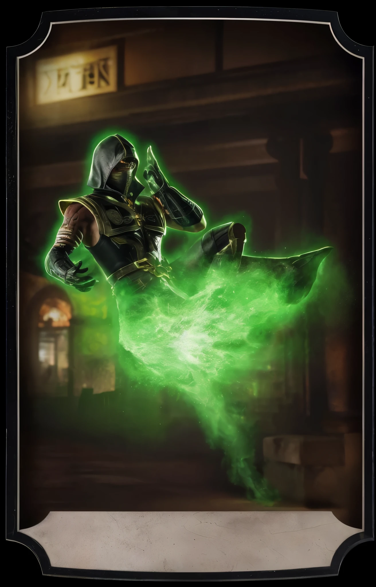 (masterpiece),(best quality:1.0),(ultra high resolution:1.0), ermac, mortal kombat,illusion