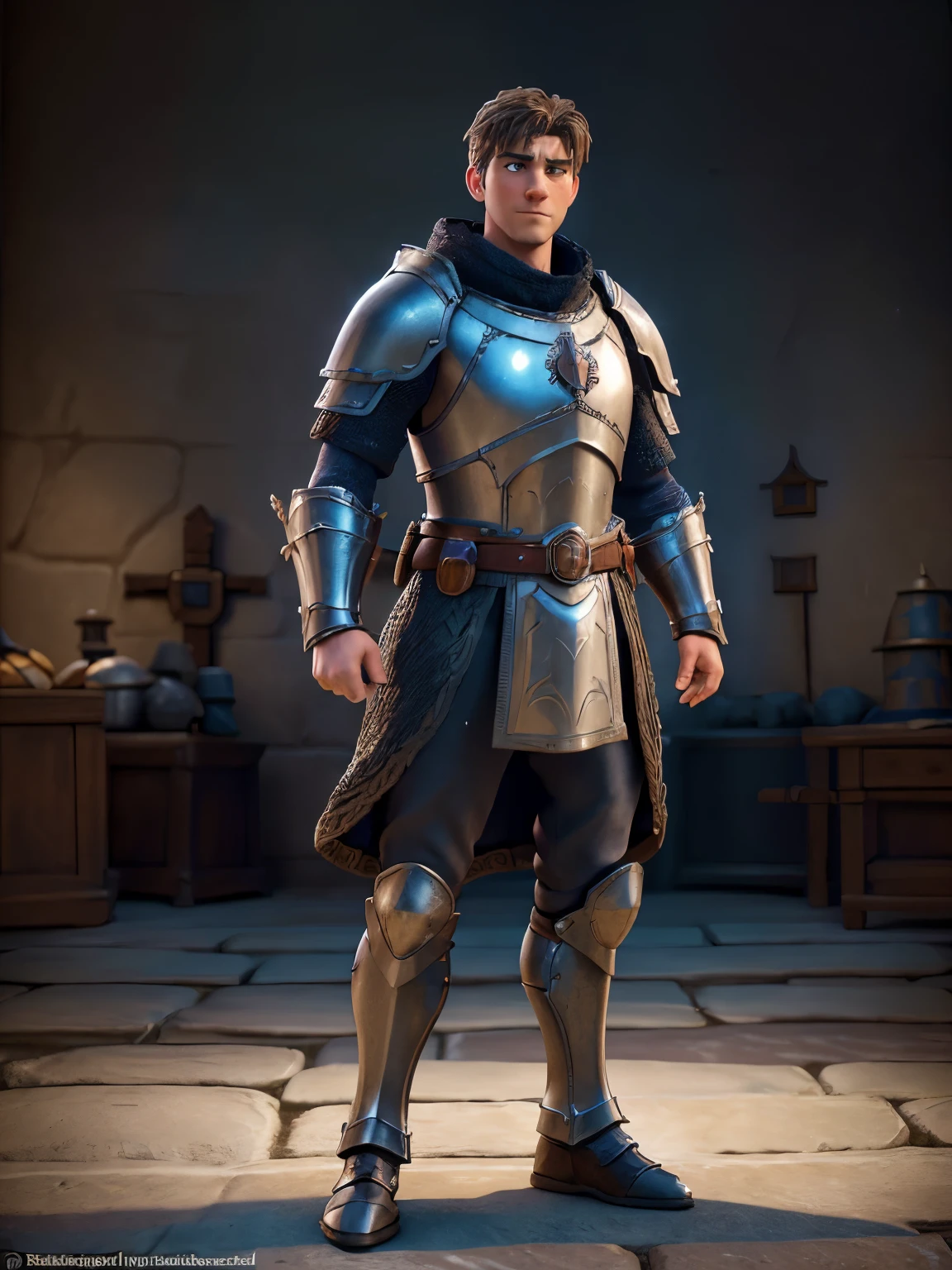 best quality,4k,8k,highres,masterpiece:1.2), (realistic,photorealistic,photo-realistic:1.37), detailed armor, shining armor, confident pose, powerful stance, sharp eyes, proud expression, ancient medieval knight, historical character, epic, heroic atmosphere, illuminated by sunlight, dramatic lighting, vibrant colors, intricate details, battle-ready, medieval warrior, elegant knight, majestic presence, chivalrous demeanor, chainmail armor, polished, authentic depiction, aged battle scars, ancient flag flying high, medieval landscapes, stoic personality, honorable knight, decorated breastplate, knight templar's cross, formidable presence, armor with engraved motifs. Full body lenght portrait, no background.