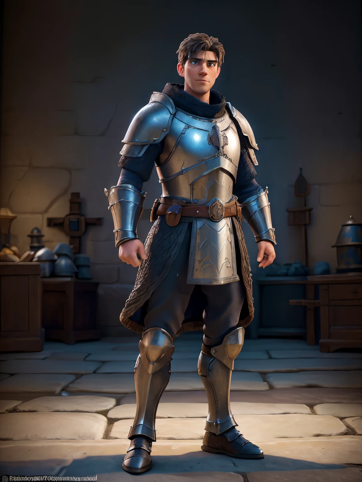 best quality,4k,8k,highres,masterpiece:1.2), (realistic,photorealistic,photo-realistic:1.37), detailed armor, shining armor, confident pose, powerful stance, sharp eyes, proud expression, ancient medieval knight, historical character, epic, heroic atmosphere, illuminated by sunlight, dramatic lighting, vibrant colors, intricate details, battle-ready, medieval warrior, elegant knight, majestic presence, chivalrous demeanor, chainmail armor, polished, authentic depiction, aged battle scars, ancient flag flying high, medieval landscapes, stoic personality, honorable knight, decorated breastplate, knight templar's cross, formidable presence, armor with engraved motifs. Full body lenght portrait, no background.