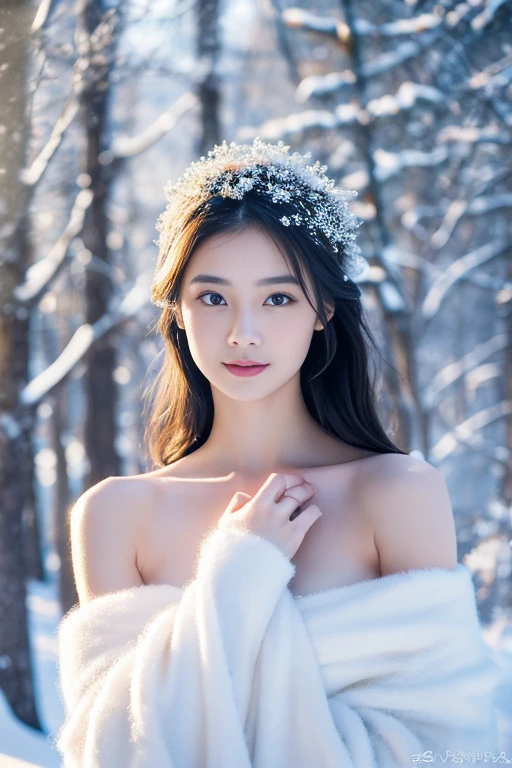 (best quality,4k,8k,highres,masterpiece:1.2),ultra-detailed,(realistic,photorealistic,photo-realistic:1.37),Asiat,naked,snow,portrait,soft lighting,vivid colors,subtle shadows,mountainous landscape,ethereal atmosphere,fine details,gentle expression,glistening skin,peaceful ambiance,delicate snowflakes,serene and tranquil,harmonious blend of warmth and coolness,sublime beauty,winter wonderland,sensual yet elegant,silky hair,mystical allure,snow-covered trees,pure white backdrop,snowy highlights,dreamlike quality,magical and enchanting,sublime grace and poise,ethereal and captivating presence,subtle and graceful body language,effortless beauty, nue, naked, sous-vêtements, tits.