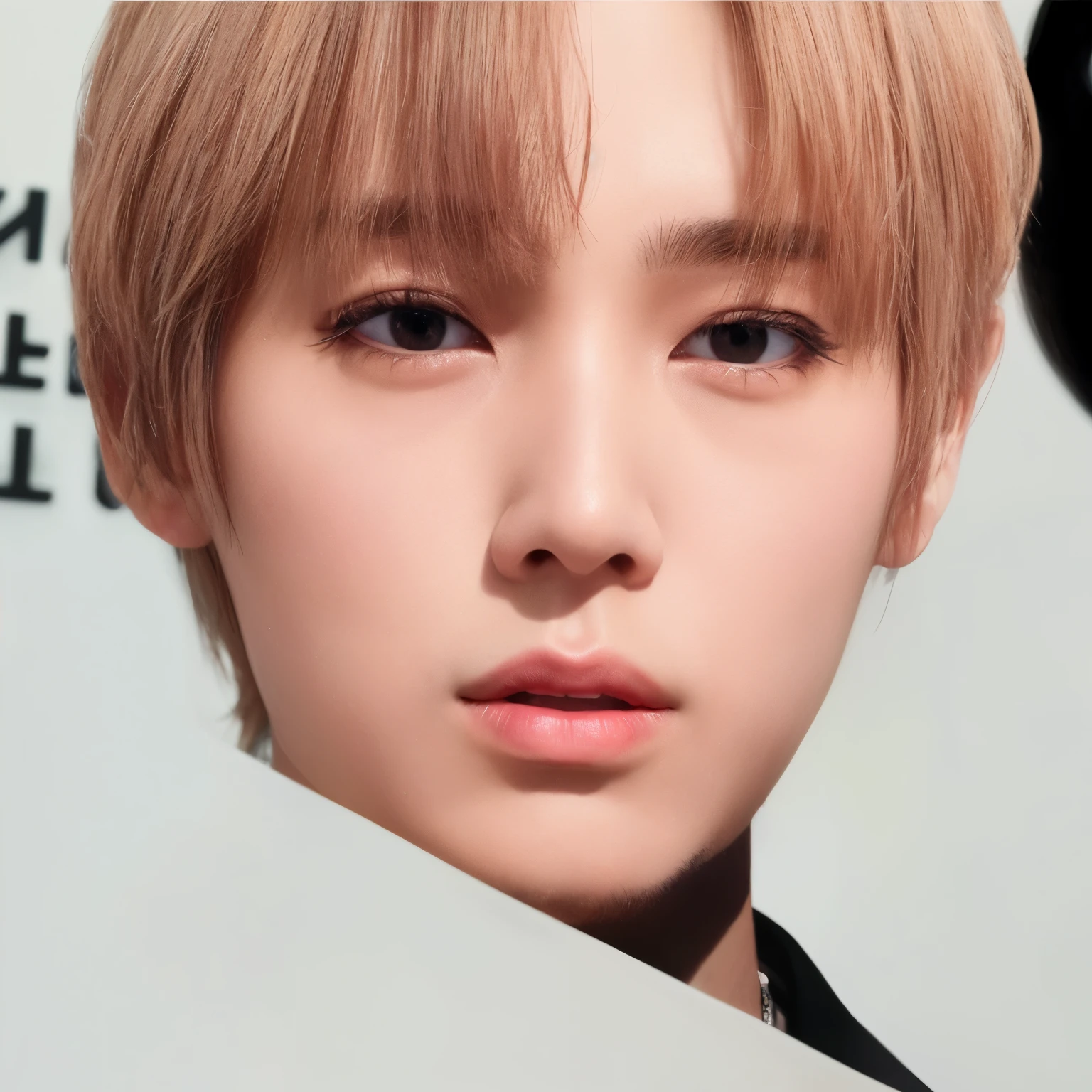there a man with a black shirt and brown hair, cai xukun, yanjun chengt, retrato de jossi de blackpink, inspirado en Yanjun Cheng, kpop idol portrait, Jimin, inspirado en jeonseok lee, [ Realista photo ]!!, Realista. cheng yi, [ fotorrealismo 4k ]!!, inspirado en Russell Dongjun Lu