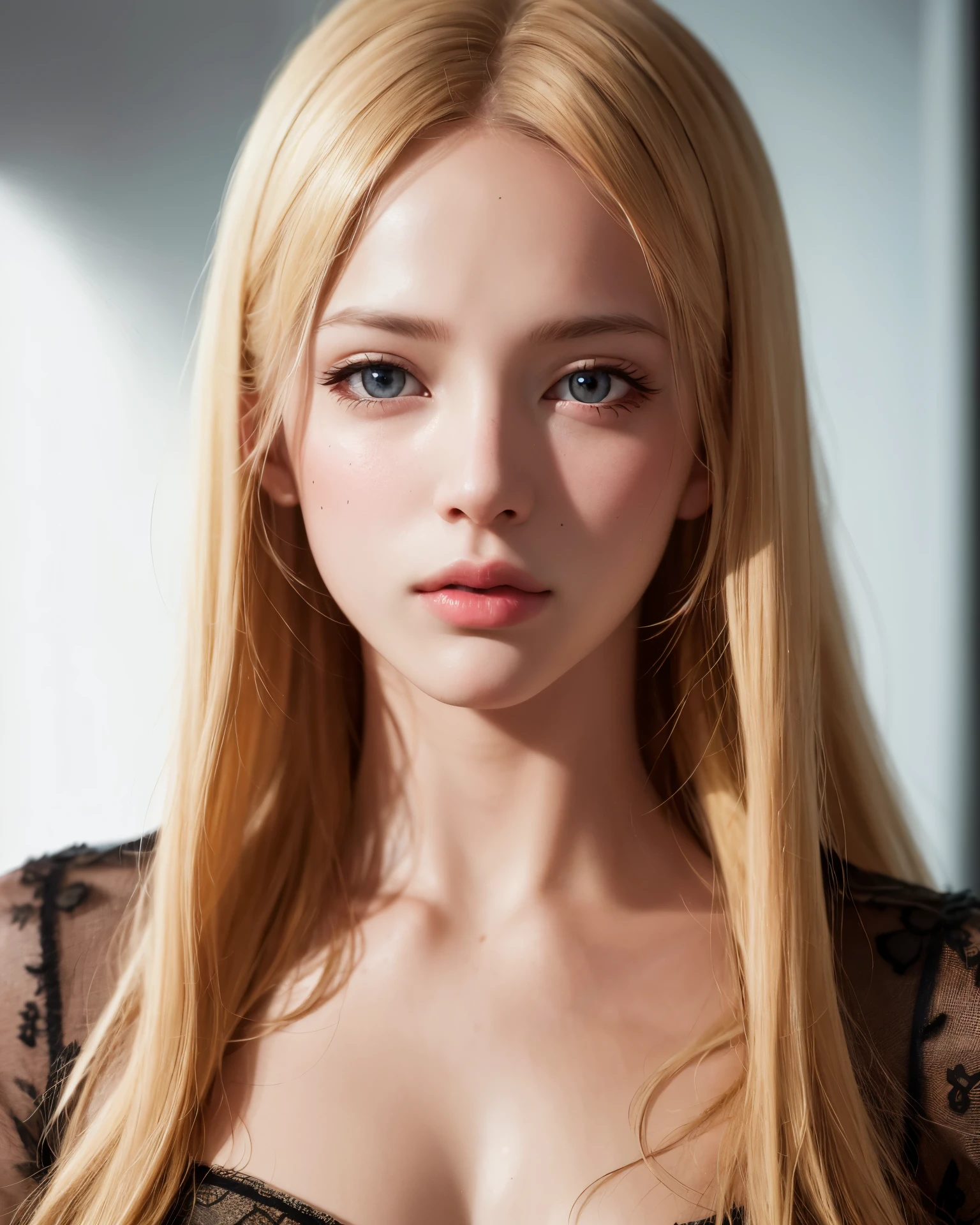 masterpiece,best quality,ultra-detailed,8K,detailed light,detailed shadow,RAW, (detailed skin),(realistic:1.2),
1 russian girl,face,18 year old,blonde hair,long hair, grean eyes,