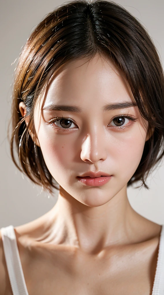 (yinchuan:1.5), close-up, masterpiece, best quality, raw photo, photorealistic, face, incredibly ridiculous, beautiful girl, cute, short hair, depth of field, high resolution, ultra detail, short blonde fine detail, highly detailed, highly detailed eyes and face, sharp pupils, realistic pupils, sharp focus, cinematic lighting