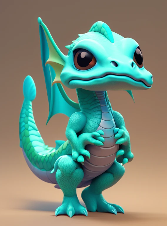 3dcharacter, colorful, cute baby dragon,(full body:1.2),simple background, masterpiece,best quality,