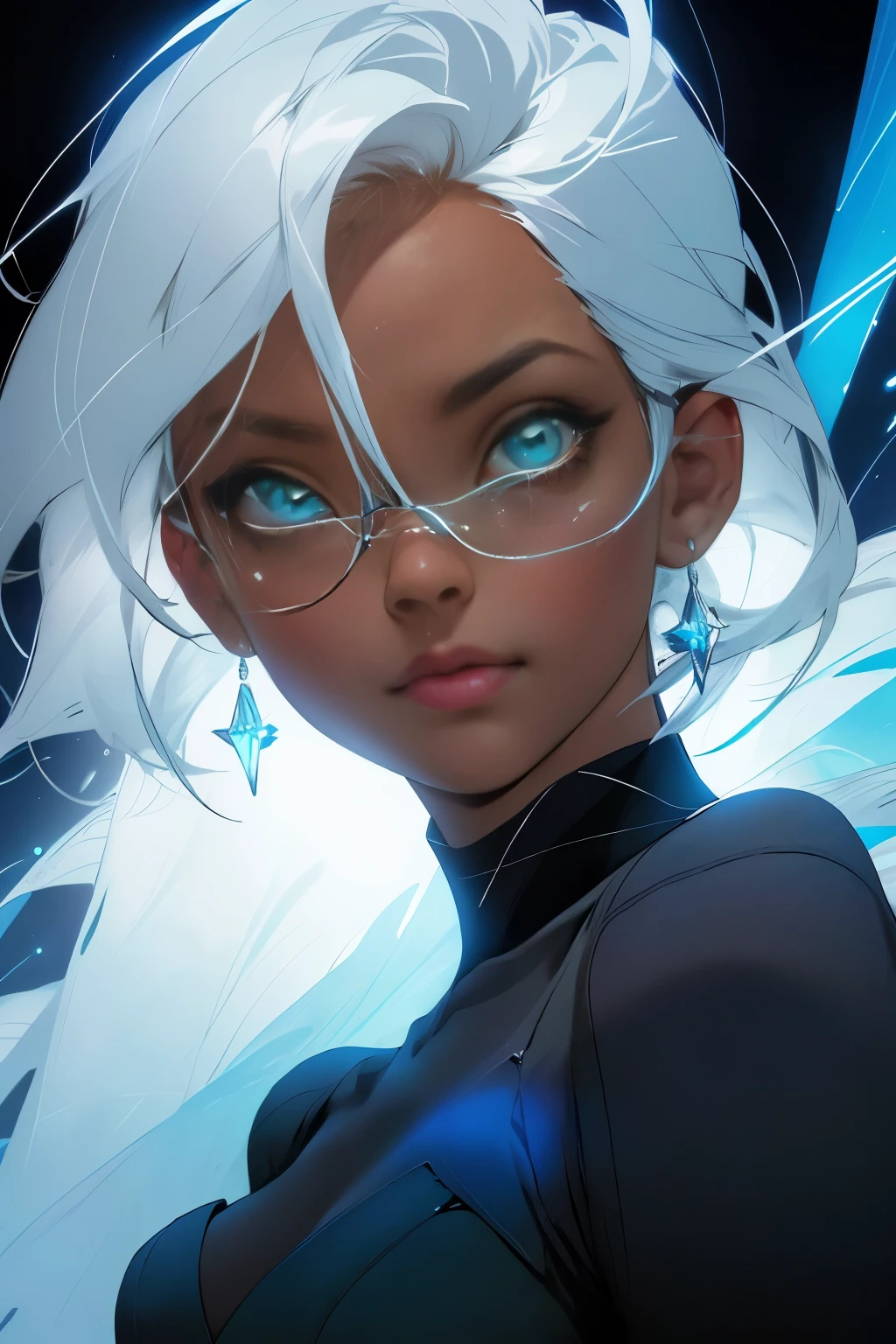 melancholy lighting, tranquila, calma, brilho, obra-prima, melhor qualidade, 1homem, (JinxLol:1.2), (ultra fotorrealista:1.3), (obra-prima:1.4), melhor qualidade, ((realista)), alta qualidade, ultra detalhado, ((Imagem real)), ((pele realista)), ((rosto realista)),(illustration:1.05), (linda:1.05), (belos olhos detalhados:1.05), (cinematiclight:1.1), azul claro destaques, corpo inteiro, ororo, retina branca
