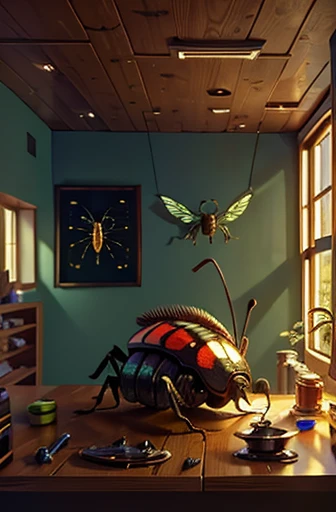 Insect Laboratory, 8K, Highly detailed, Trending on Artstation, master piece