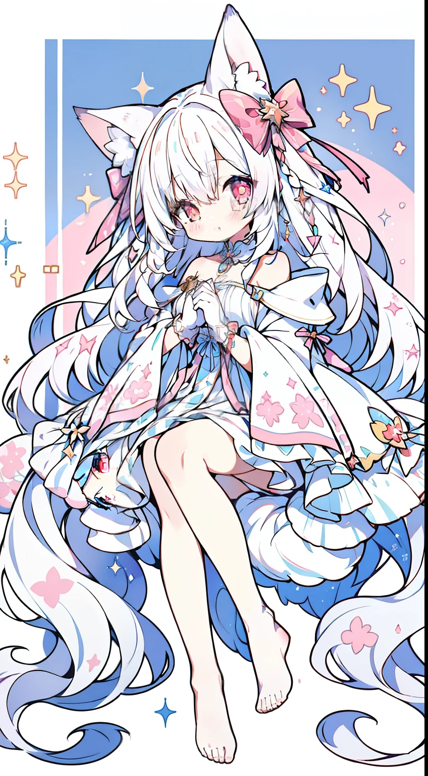 ((masutepiece)), (Highest Quality))), (CharacterDesignSheet, National Costume, Same character, front, Side, Back), Illustration, 1 girl, Full body, Silver hair, Eye hair, Beautiful eyes, Princess Cut, environment change scene, Short skirt, Shyness, Woman, girl, Standing, Gothic lolita, v tuber, Charter Betarola, (Simple background, White background: 1.3) ( masutepiece:1.2), (Best Quality:1.3)