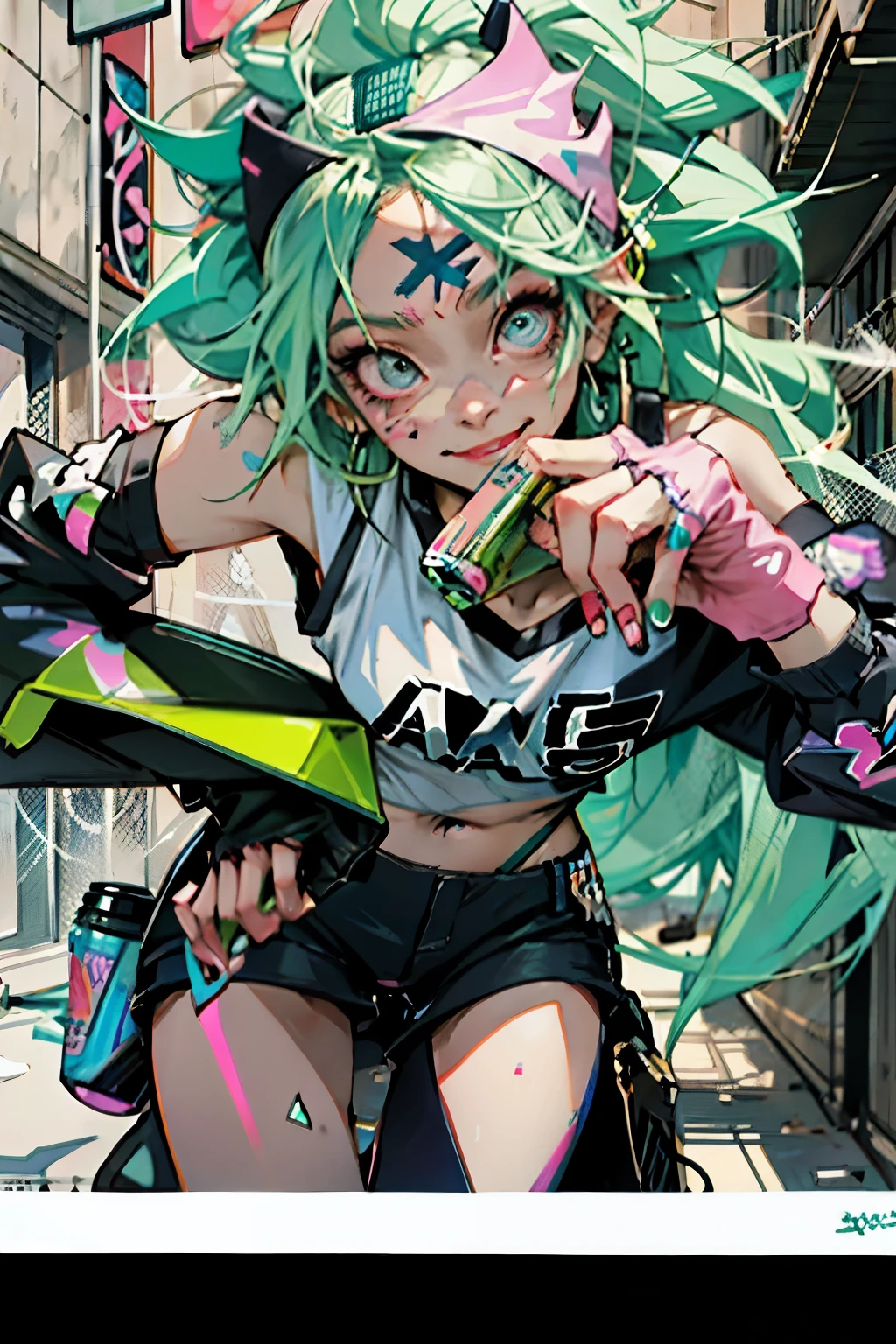 masuter piece((woman,huge breasts,huge-breasted:1.4, (huge-breasted:1.8),とても唇が赤いhuge-breastedを強調,Big ass,big breasts thin waist,long legged,greenish blue eyes ))
8k(((((musicians:1.3))))
8k(((((Splattering sweat:1.4)))))
8k((((((Naughty look)))))
8k(((((((stick out one's tongue)))))))
8k(((((gals)))))
8k(((((Staring at me)))))
8k(((((Anime style,A smile,we are looking for,face naughty face,Good depiction of the face)))))
8k((Wearing naughty costumes:1.5))
8k(((((music festival))))