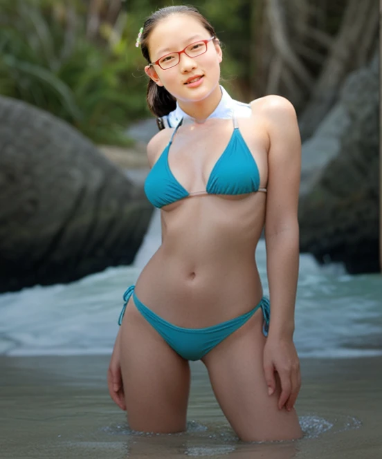 beach、coastal、full、bikini