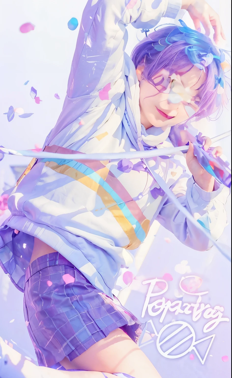 1 boy, , shirtless, Purple skirt, Wear SSK_set of clothes, Posing for a photo, left shoulder touching, Abs,  dynamic gesture, (Masterpiece:1.4),(best quality:1.4),(Shiny skin),realistic, oriental architecture , Masterpiece, Highly detailed, 8ก, Amazing, HDR, subsurface scattering, world class illumination, movie light, sunlight, realism, hyperrealistic , best quality, height, (raw photos:1.2), (photorealistic:1.2),(Masterpiece:1.4), illustration, art station,  Alembert Oclusion, SSSS, Bokeh, cinema,  depth of field, Department of Fisheries, short article, Anti-alias art by sakimichan , (proverb:0.8), (Nikseu_soft:0.2)