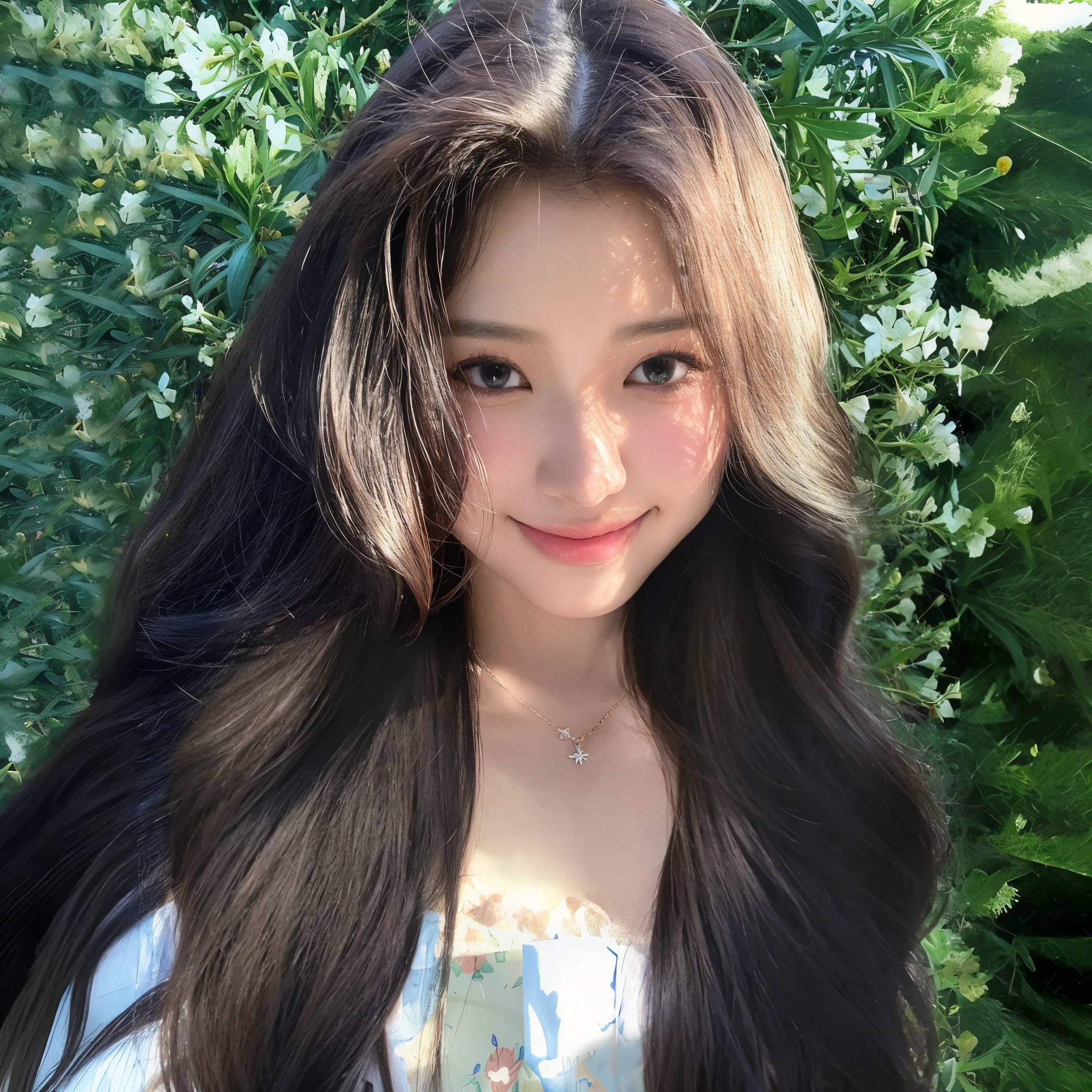 there  a woman long hair posing for a picture, long hair, jinyoung shin, Minami Zaiwa, Urzan, Tzuyu from Twice, Blackpink Josie&#39;s Portrait, asian girl long hair, long hair and piercing eyes, 飘逸飘逸的long hair, Portrait of Korean female idol, young cute korean face