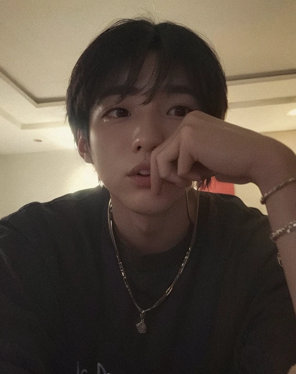there a man sitting at a table with a plate of food, jungkook, Won Bin Lee, Jung Jaehyun, Jinyoung Shin, taehyung comiendo papas fritas gucci, hyung tae, kim doyoung, Siwoo Kim, jaeyeon nam, shin jeongho, yanjun chengt, foto de perfil, 1 7-year-old boy with a thin face, hong junio hyung