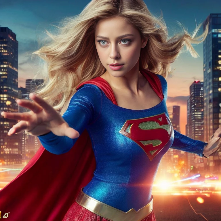 MELISSA BENOIST mujer hermosa, pelo largo y rubio ((Calidad superior, 8k, obra maestra: 1.3)), belleza, AMBER HEARD, Grande: 1.3, Abdominales delgados: 1.1: 1.2), cara ultra detallada, labios rojos muy detallados, ojos azulesbdetallados, double eyelids, Textura facial y de piel muy detallada., Ojos detallados  