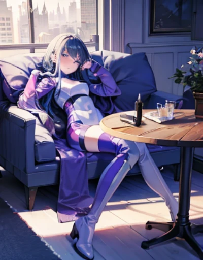 table top, highest quality,sleeping face up in bed，Crab crotch，please show me your boots，thigh high boots，glove，Strange thieves，elegant, 1 girl, muscular，cute, blushed, looking at the viewer, from below,body suit, prison，blue eyes, beautiful eyes, beautiful background, particles of light, Light of the sun, dramatic lighting, outside, shiny, realistic, table top, highest quality, super detailed, be familiar with, scenery, beautiful and fine eyes, fine hair