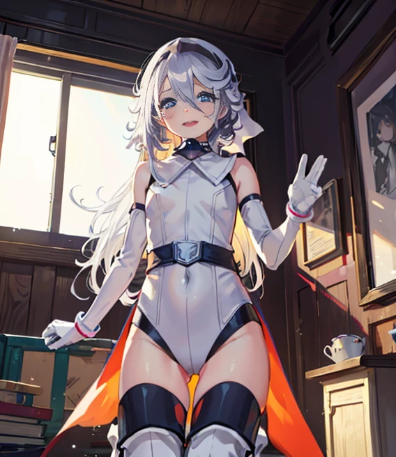 table top, highest quality,sleeping face up in bed，Crab crotch，please show me your boots，thigh high boots，glove，Strange thieves，elegant, 1 girl, muscular，cute, blushed, looking at the viewer, from below,body suit, prison，blue eyes, beautiful eyes, beautiful background, particles of light, Light of the sun, dramatic lighting, outside, shiny, realistic, table top, highest quality, super detailed, be familiar with, scenery, beautiful and fine eyes, fine hair