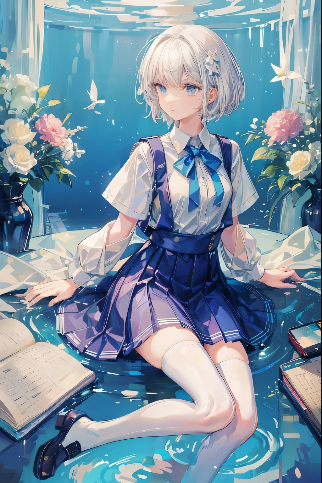 White stockings,The normal leg