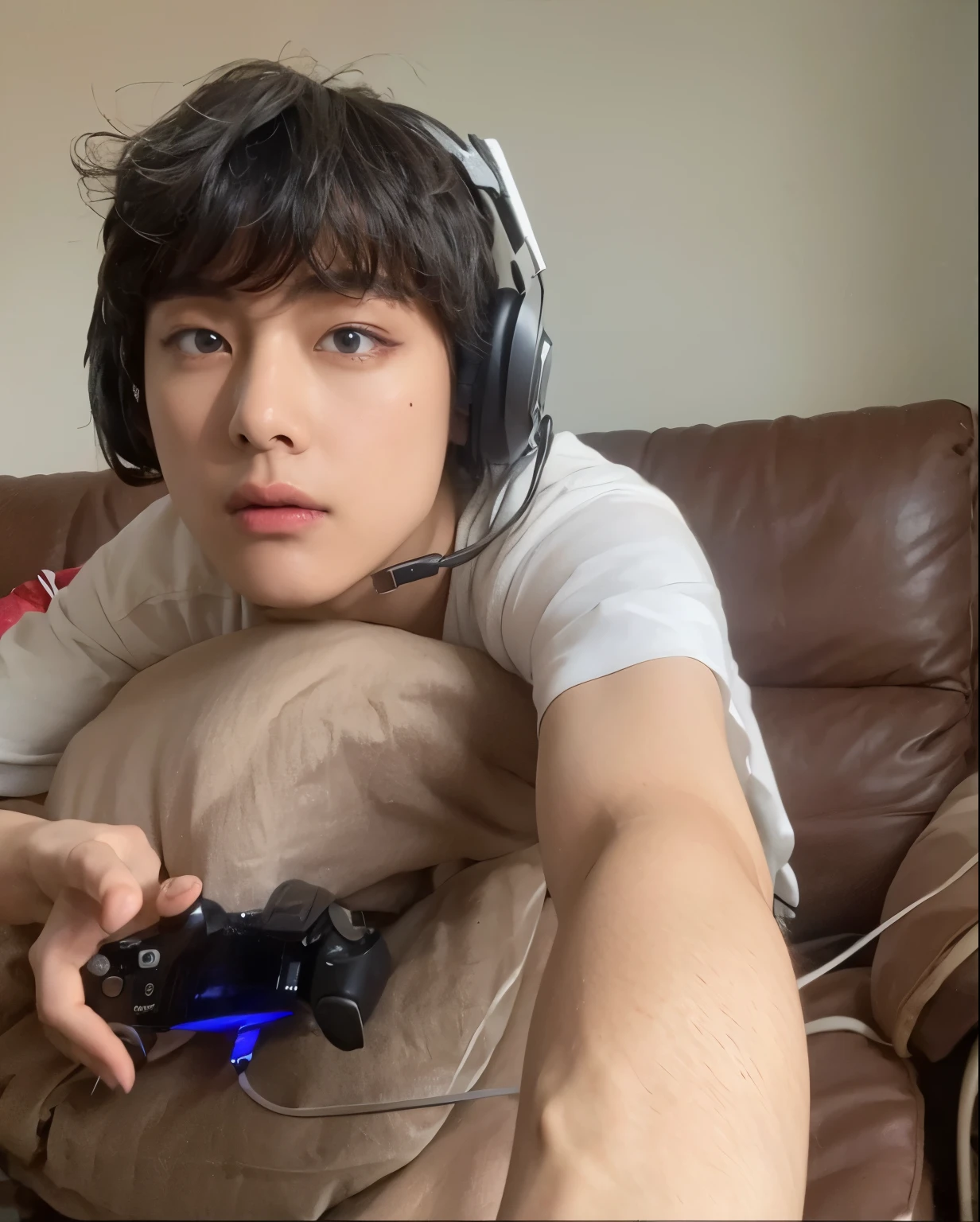 Taehyung from bts face, fotorrealista, ultrahd, 8K