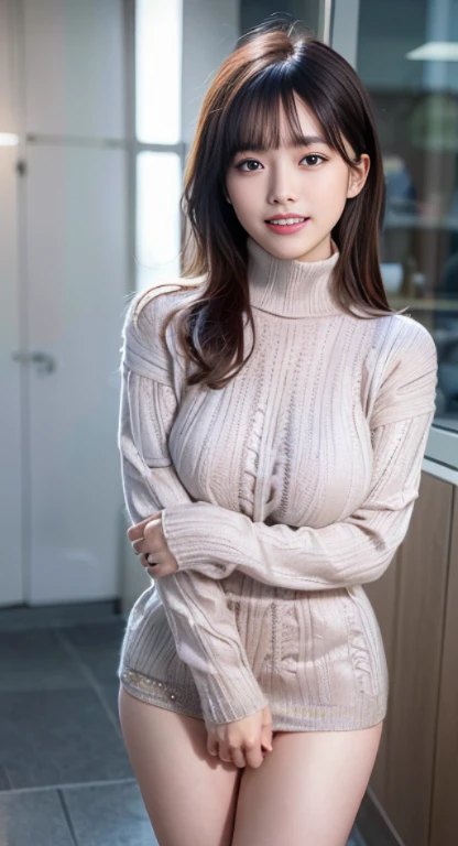 ((NSFW)), masterpiece, Best Quality,
Ultra-detailed, finely detail, hight resolution, in 8K,
((Photorealsitic:1.4, Raw photography, 超A high resolution,Top image quality: 1.4)),
Wallpaper,
((Perfect whole body configuration1.5)),
((Beautiful detailed eyes, Natural Color Lip、Clean face、Gaze staring at the camera、Lasheig eye、Distinct double eyelids、Tear mole、glowy skin、Clean skin quality、lipgloss)),
((a serene smile:1.5)),((Turtleneck knitwear(random color),Plaid micro mini skirt:1.5)),
((Random and cute hairstyles)),
((large breasts size:1.2)),
((Legs spread)),
((Exposed breasts)),
(Excited), (eager),
(Horny), ((aroused)), ((wanting)),
((((One lady:1.5))))
very detailed and professional lighting、
((thigh visible:1.5))