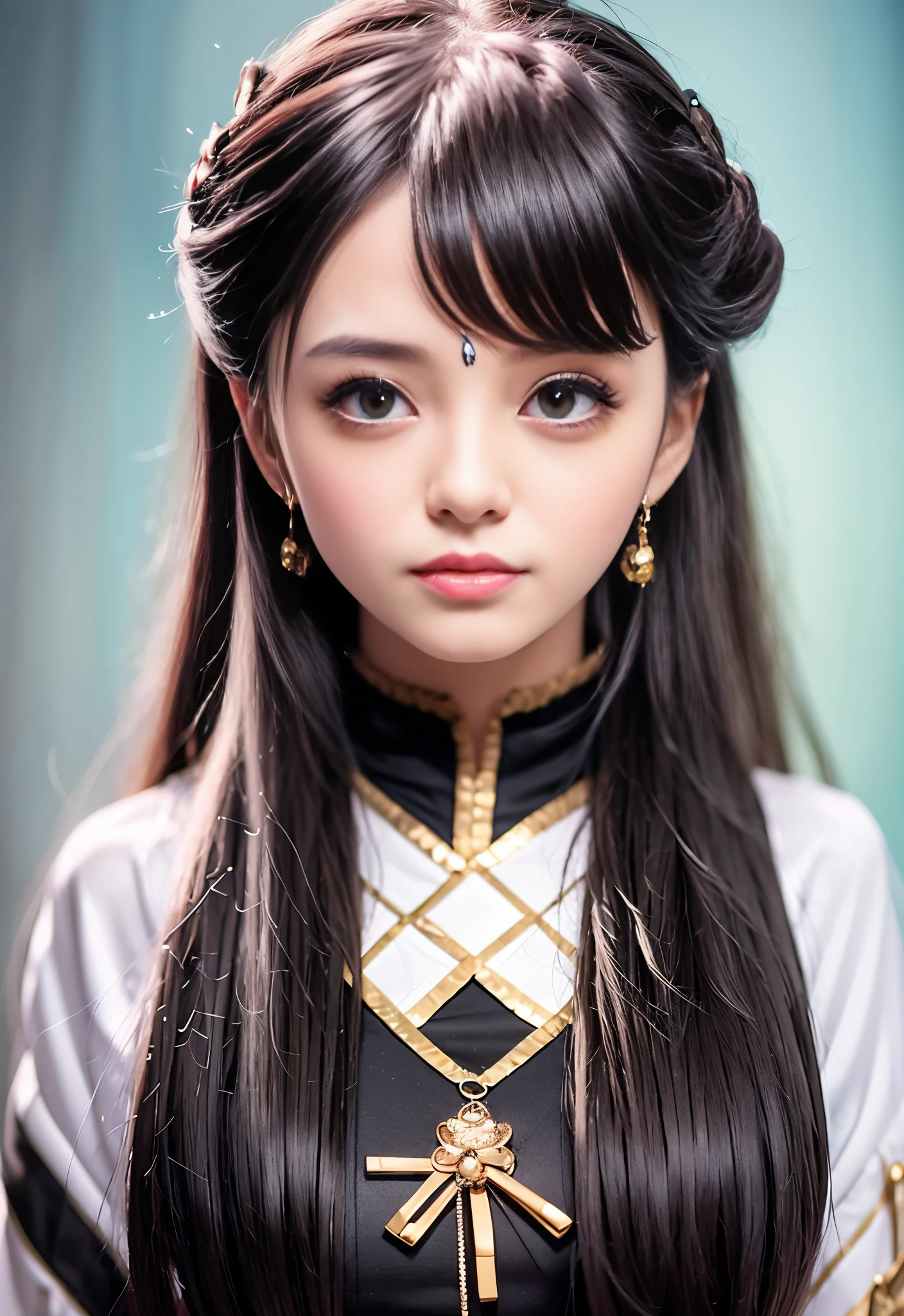 A beautifull sri lanka girl with long hair and black eyes --auto --s2