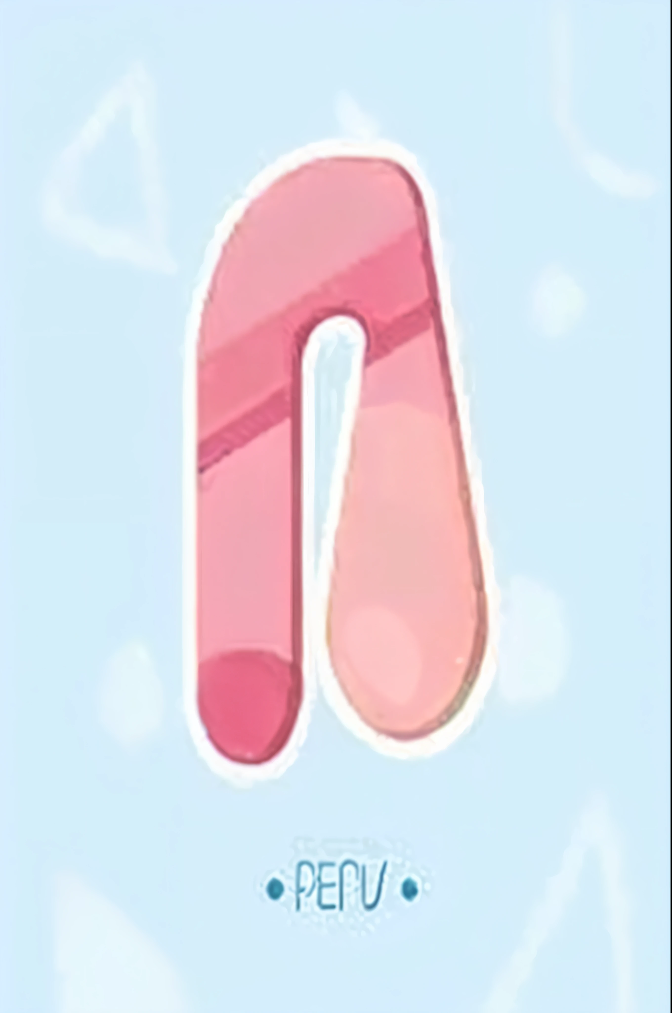 um close de um obJ rosa..ect com fundo azul, penup, Venus Planet symbol, P. J... n, area f, nariz rosa longo e pontudo, desconhecido, pencil, beicinho, nerds, Venus, plano, !pencil, pleinairismo, Ben Mauro, pink iconic character, nano, genius, -n 2, Patrick Nagle!!